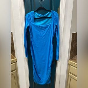 Aqua Midi Dress